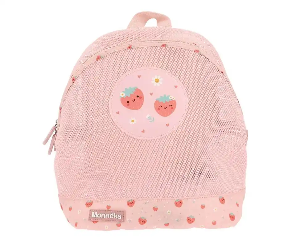 Mochila Infantil Antiarena Strawberries – Ligera y Práctica