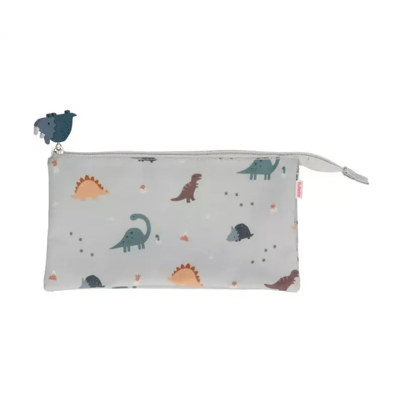 Estuche 3 Compartimentos Tutete Dinos World Personalizable