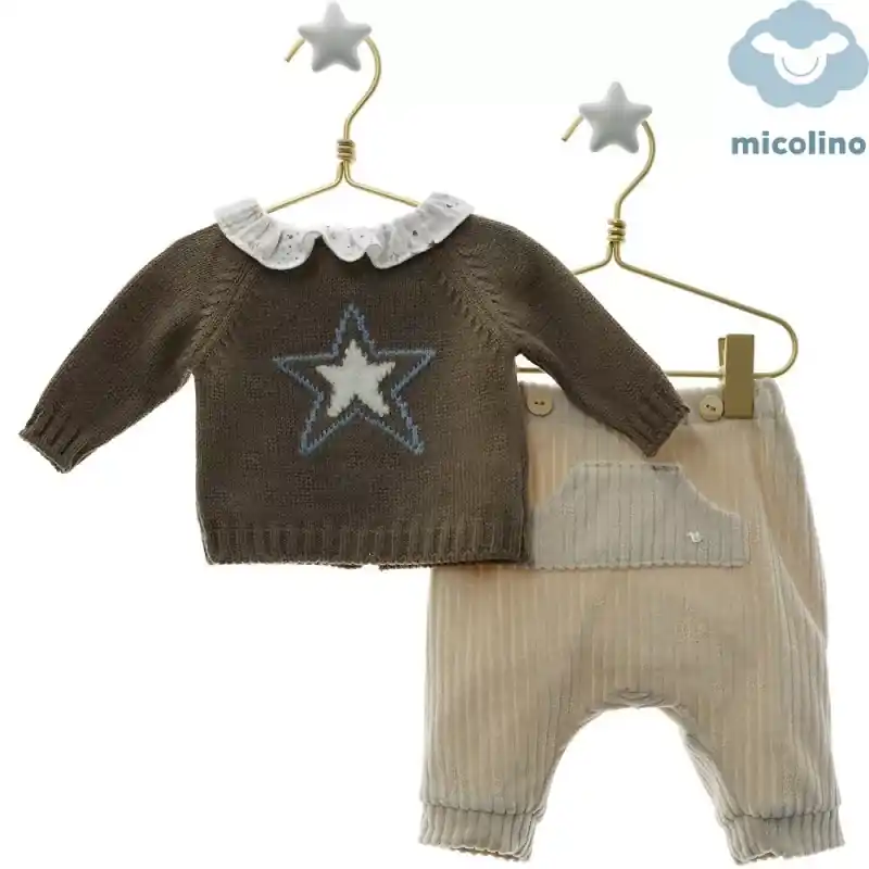 Conjunto Micolino con jersey y pantalón Lara